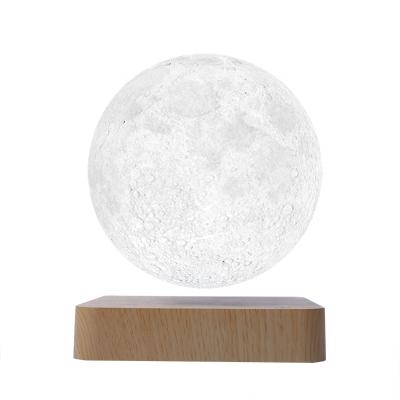 China Modern Home Decoration Moon Light Levitating HCNT Lamp Three-dimensional Printing Lunar Birthday Gift for sale