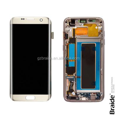 China lcd screen digitizer with frame for samsung galaxy s7 edge BR-SMS7edge for sale