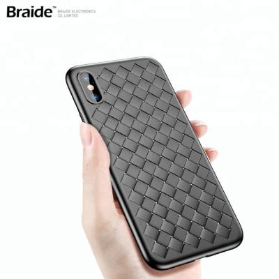 China Tiny Braid Phone Case Vintage Braid Unique Pattern Soft TPU Case For IPhone for sale