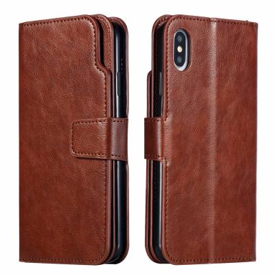 China Protect 2020 Luxury Fashion Flip Leather Cell Phone PU Wallet Phone Case With Multi-layer Card Holder, Wallet Flip Cover Leather Case For iphone for sale