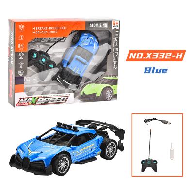 China App-Controlled 1/18 Rc Car Cool Light Racing Car Toys kids Remote control pull spray truck  toy for sale