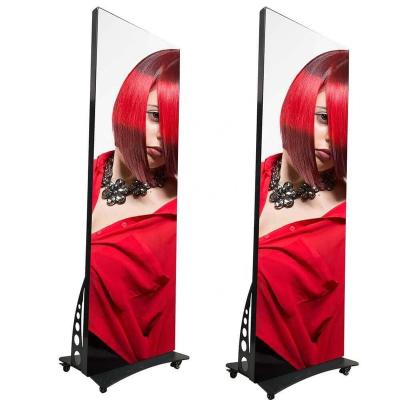 China p2.5 indoor indoor led screen poster digital led display street scrolling poster led screen billboard for sale