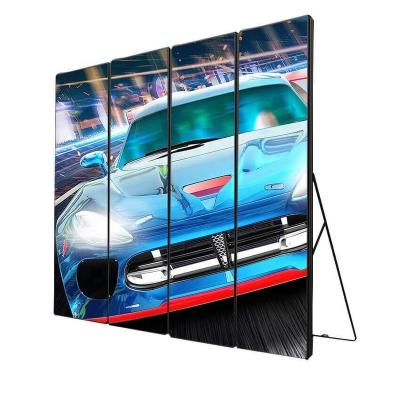 China p2.5 indoor poster stands mirror led screen poster street light poster indoor digital led screen led display on pole for sale