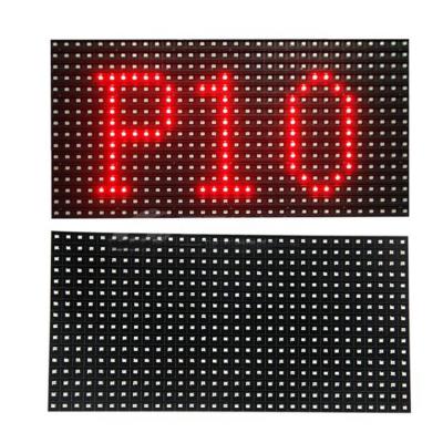 China Advertising P10 LED Moving Scrolling LED Sign Red White Outdoor Running Digital LED Message Display Board Display Screen for sale