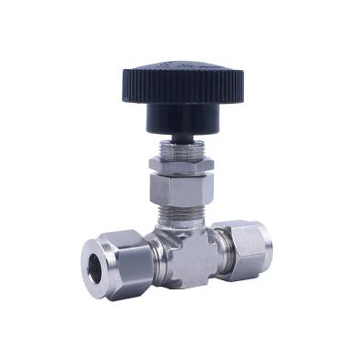 China General SS 316 Stainless High Pressure Instrument Needle Valve 3000 PSI Panel Mounted 6 8 10 12 1/8