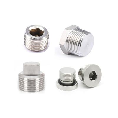 China 304 304 Stainless Steel Pipe Fitting Hexes / Countersunk / Square Socket 1/8