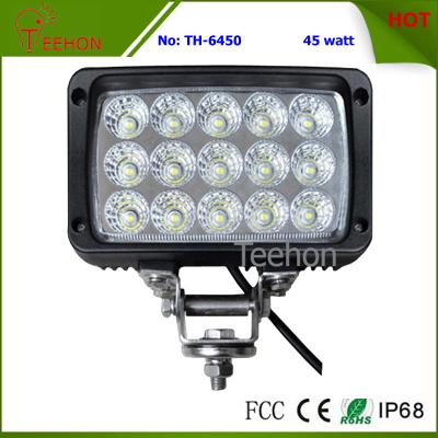 China 45W Square LED Working Lamp for 4X4 off-Road Vehicles and Trucks for sale