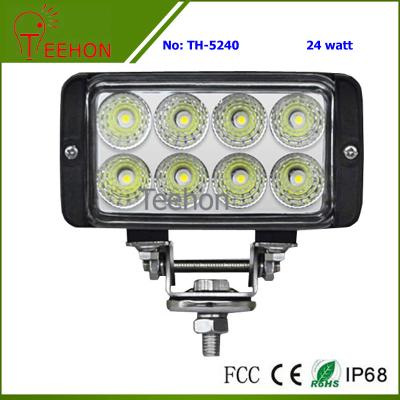 China 24W Rectangular LED Working Lamp for 4X4 Vehicles and RV for sale