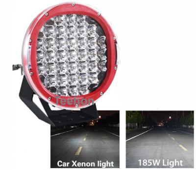 China Super Bright 185W high power led work light, 9 inch CREE ARB Spot 185w led driving light for sale