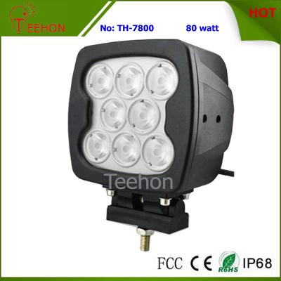 China 80W Round LED Driving Light (LED working lamp) for Truck, SUV and Trailers for sale