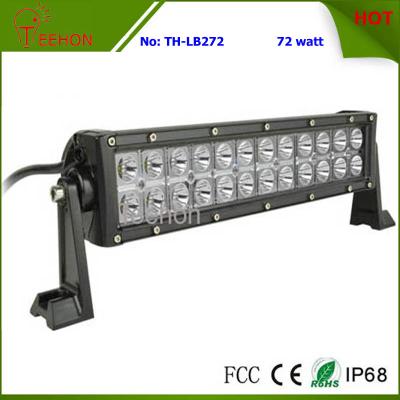 China 72W 13.5 Inch Double Row off-Road LED Light Bar for Rally Motorsport Vehicle,ATV and SUV for sale