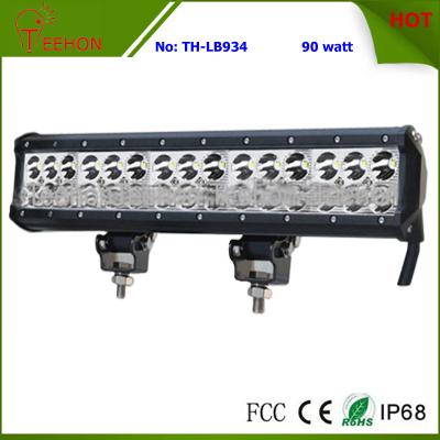 China 90 Watt 15 Inch Double-Row LED Light Bar for 4X4 Vehicle,LED spotlight or LED flood light for sale