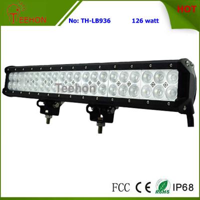 China 126 Watt 20 Inch Double-Row Cheap LED off-Road Light Bar for Trailer and Trucks for sale