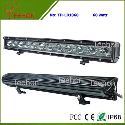 China 60 Watt 20 Inch Single-Row off-Road CREE LED Light Bar for ATV and UTV for sale