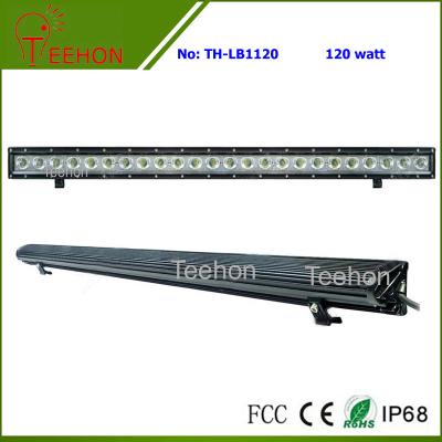 China 120 Watt 39 Inch Single-Row LED Work Light Bar for Heavy-Duty agriculture Vehicles for sale