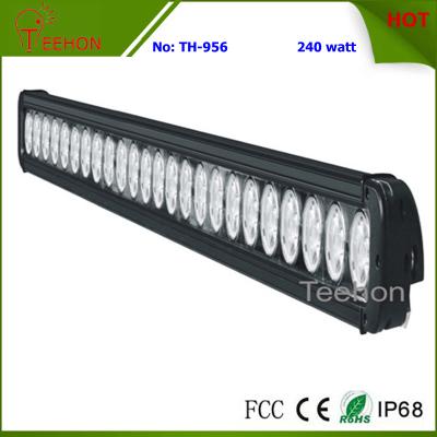 China 240 Watt 40 Inch Single Row CREE LED Light Bar for ATV, UTV and Trucks for sale