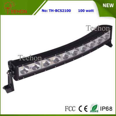 China 100 Watt 20 Inch Single-Row Curved LED Light Bar for 4WD and SUV for sale