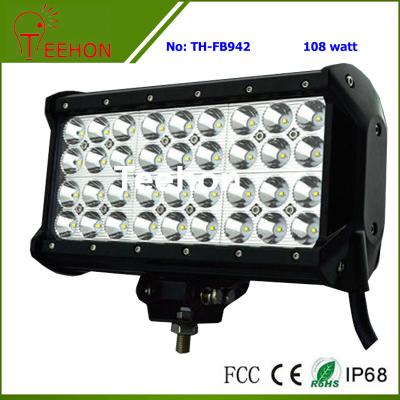 China 108 Watt 9 Inch Quad-Row off-Road LED Light Bar for ATV and UTV for sale