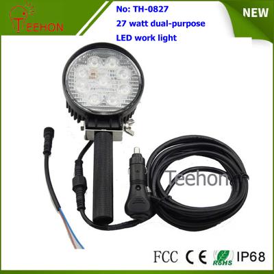 China Portable and off road 27W LED Work Light Lamp for 4X4 vehicles and LED emergency lighting for sale