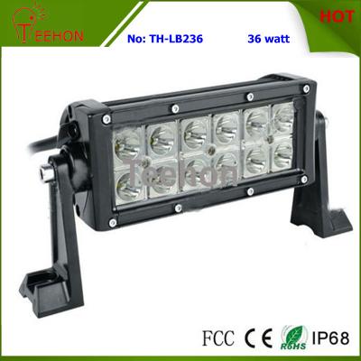 China 36w 7 Inches Double Row LED Headlight Light Bar for Motorsport Rally Car, Snowmobile, ATV for sale