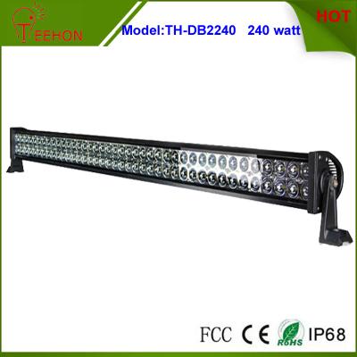 China 42 inch 240w Double Row Auto LED Light Bar for Truck, Ford, Train, Boat and trailer for sale