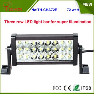 China Super bright IP67 waterproof Three row LED light bar for ATV,SUV,UTV,truck,fork lift,train for sale