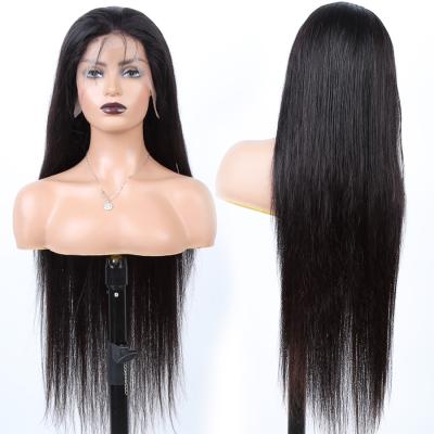 China 100% Virgin Hair Real Remy Lace Front Wigs Cuticle Aligned Brazilian Transparent Swiss Lace Front Long Straight Hair 13x4 HD Density Wigs 150% 180% for sale