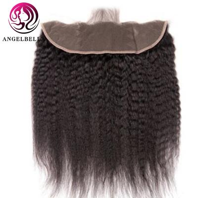 China 100% Real Remy Human Hair Lace Closures And Headbands Sheer Headband And Lace Closure 13x4 for sale