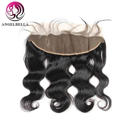 China 100% Lace Closure 13x4 Lace Frontal Swiss Closure Wholesale Remy Lace Frontal Transparent Human Hair Lace Closure for sale