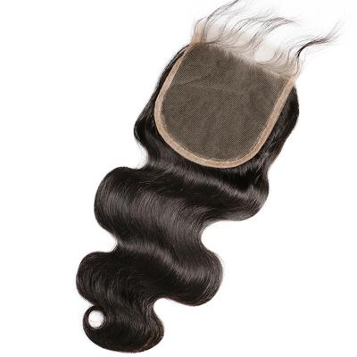 China 100% Brazilian Remy Hair Cuticle Aligned Black Body Wave HD Brazilian Human Natural Wave 5x5 Virgin Remy Hair Closure Transparent Swiss Lace Closure for sale