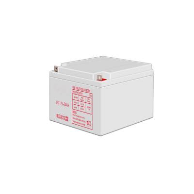 China Machine-out low temperature resistance 12v 24ah rechargeable battery maintenance free valve regulated sealed lead acid battery for sale