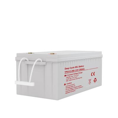 China Good quality 12V 200ah lead acid battery 12V 250ah UPS gel battery sealed solar lead acid colloid battery with 150ah 100ah 55ah for sale