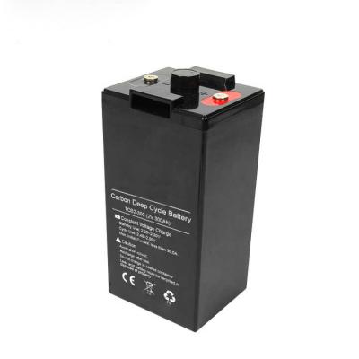 China Bottom Lead High Temperature Resistant Carbon Toys Deep Cycle 2V 150AH 200Ah 300Ah AGM Battery For Home Outdoor for sale