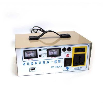 China pwm solar charger 12v 500w sine wave solar power combo inverter with charger 25*19*10cm for sale