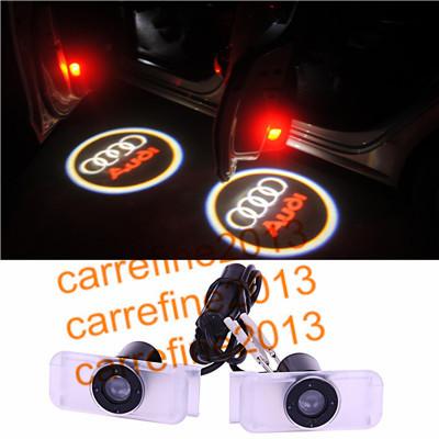 China LED Door logo Ghost Shadow Projector Lights for AUDI A8 A6 A5 A4 Q7 Q5 Plug & Play for sale