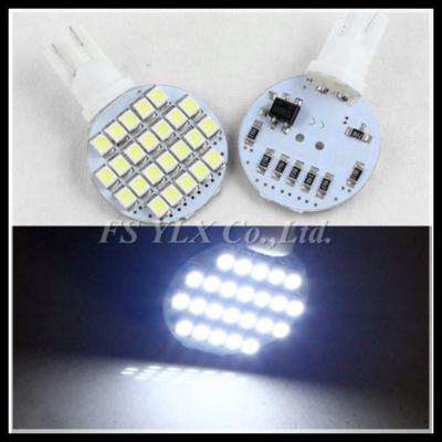 China LED T10 W5W Wedge Side Light 24SMD 1210 T10 168 194 LED Interior Micro Dome lamps Parking for sale