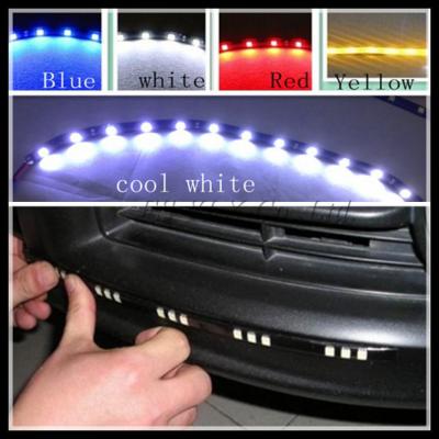 China Flexible 12 SMD 5050 LED Car Strip Light Decoration Lights Strip LED Daytime Running Light for sale