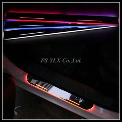 China For Mercedes Benz GLK GLA X156 W205 LED door sill plate light LED logo moving scuff light for sale