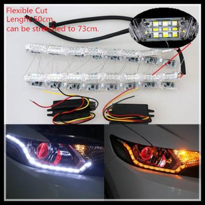 China Flexible Switchback LED daytime running light Strip Light for Headlight Sequential Flasher for sale