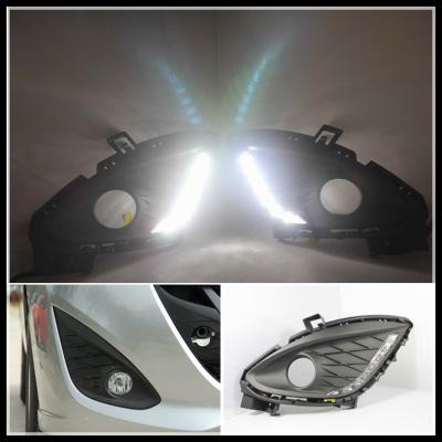 China LED DRL daytime running lights car auto LED daytime driving fog light for Mazda 5 for sale