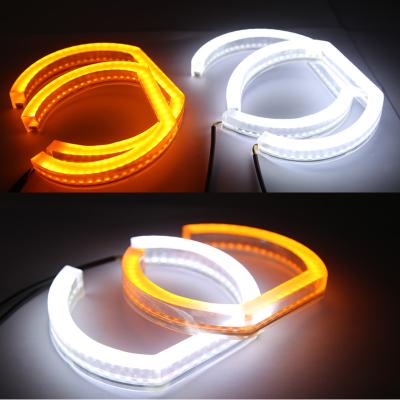 China Dual color SMD LED Angel Eyes DRL turn signal light for BMW F30 F35 E90 E92 LED Angel Eyes en venta