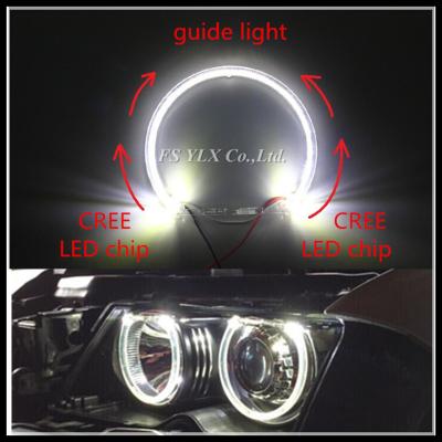 China CREE 2 SMD LED angel eyes for BMW E38 E39 E36 E46 LED headlight halo ring for BMW LED angel eyes 4x131mm en venta