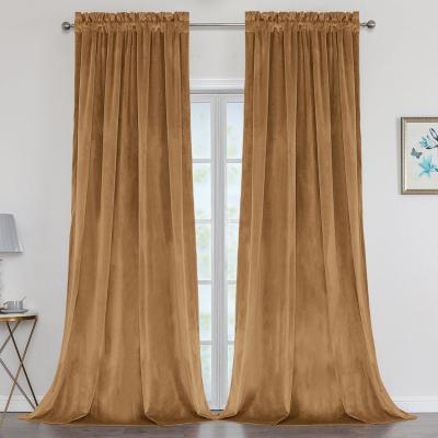 China Wholesale Luxury Blackout Drapes Living Room Velvet Curtains And Windows Velvet Drapes For Living Room for sale