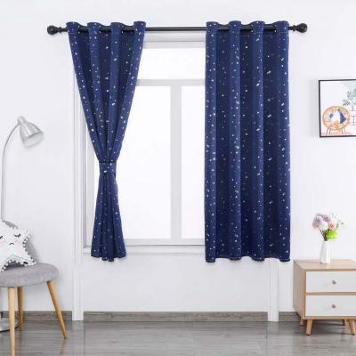 China Blackout Shaoxing Supplier Star Design Child Curtain Blackout Room Curtain For Children Kids Curtain for sale