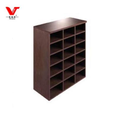 China Free Standing Melamine Laminated MDF Display Racks Cube For Toys for sale