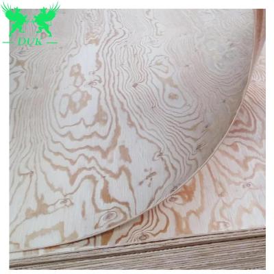 China Indoor natural plywood 4' x8 larch face veneer / 4.5mm embossed larch plywood for sale