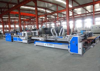 China YF series automatic corrugated carton box folder gluer and inline auto bundle for sale