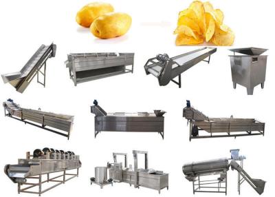 China Roestvrij staal volledig Automatische Aardappel Chips Making Machine Te koop