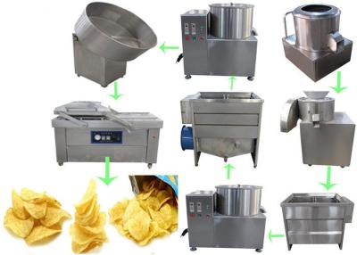 China Snack-Food-Fabrik-halb automatische Kartoffel Chips Production Line zu verkaufen