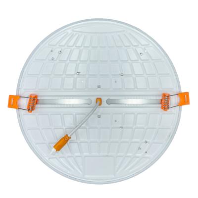 China Modern Round Frameless SKD LED Ceiling Panel 10W 18W 24W 36W Outdoor Mounted Backlit LED Panel Light RGB for sale